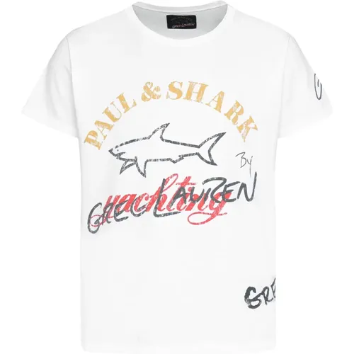 Tops > T-Shirts - - PAUL & SHARK - Modalova