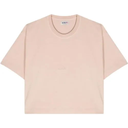 Autry - Tops > T-Shirts - Beige - Autry - Modalova