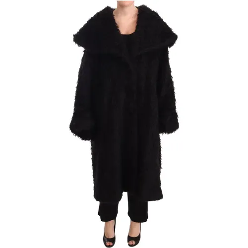 Jackets > Faux Fur & Shearling Jackets - - Dolce & Gabbana - Modalova