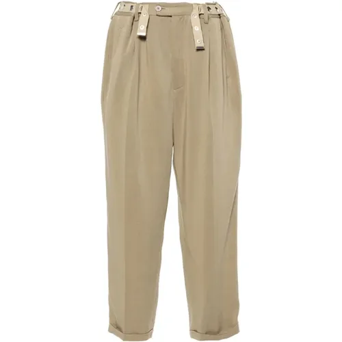 Trousers > Straight Trousers - - Magliano - Modalova