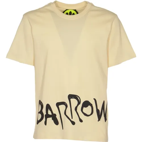Barrow - Tops > T-Shirts - Beige - Barrow - Modalova