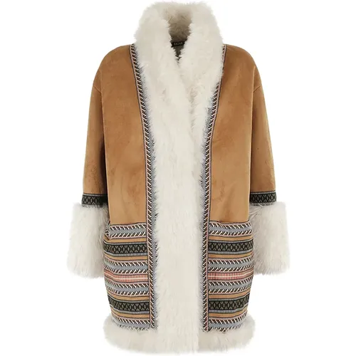 Jackets > Faux Fur & Shearling Jackets - - bazar deluxe - Modalova