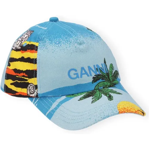 Accessories > Hats > Caps - - Ganni - Modalova