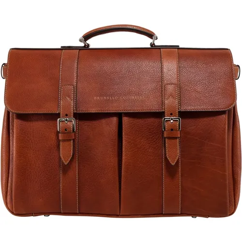 Bags > Laptop Bags & Cases - - BRUNELLO CUCINELLI - Modalova