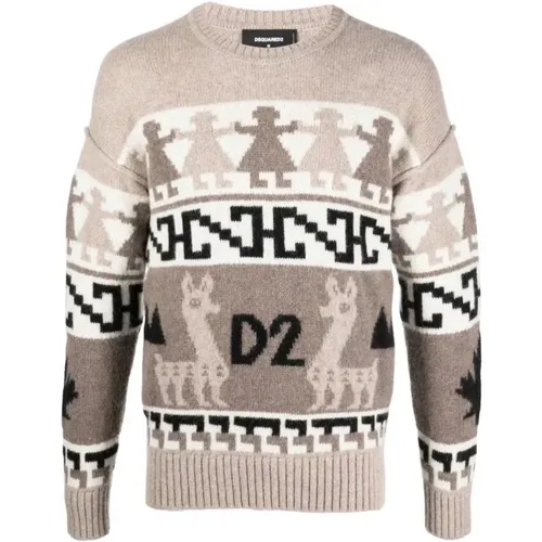 Knitwear > Round-neck Knitwear - - Dsquared2 - Modalova