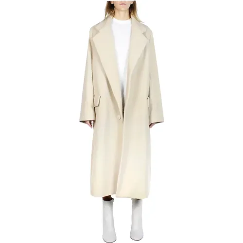 Coats > Single-Breasted Coats - - Malloni - Modalova