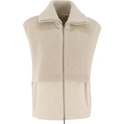 Jackets > Vests - - PESERICO - Modalova