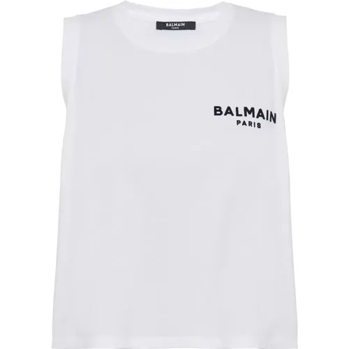 Tops > Sleeveless Tops - - Balmain - Modalova