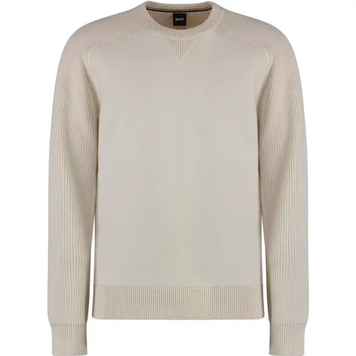 Knitwear > Round-neck Knitwear - - Hugo Boss - Modalova