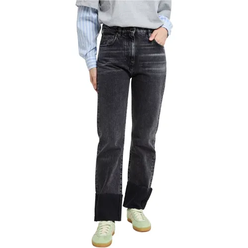 Jeans > Straight Jeans - - Semicouture - Modalova