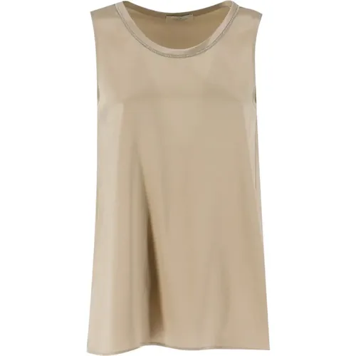 Tops > Sleeveless Tops - - Panicale - Modalova