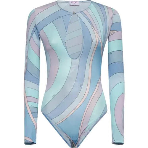 Emilio Pucci - Tops > Body - Blue - EMILIO PUCCI - Modalova