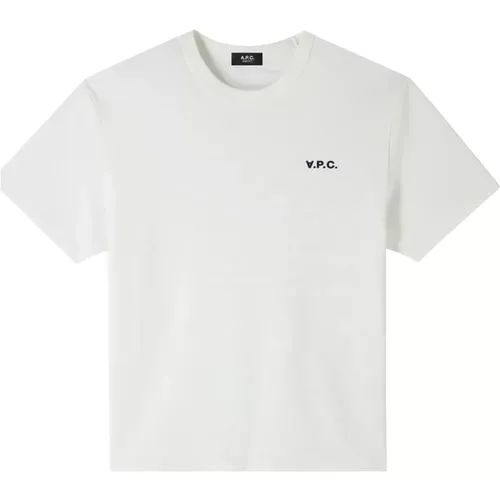 A.p.c. - Tops > T-Shirts - White - A.p.c. - Modalova