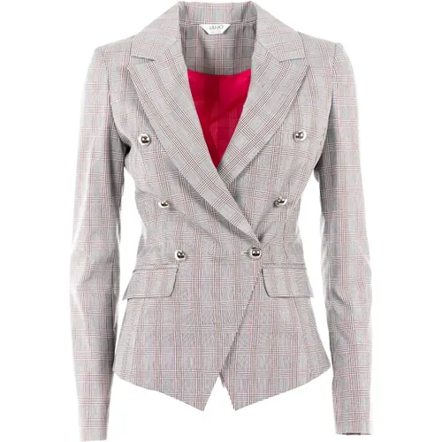 Liu Jo - Jackets > Blazers - Gray - Liu Jo - Modalova