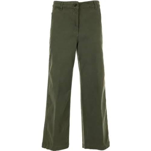 Trousers > Wide Trousers - - Aspesi - Modalova