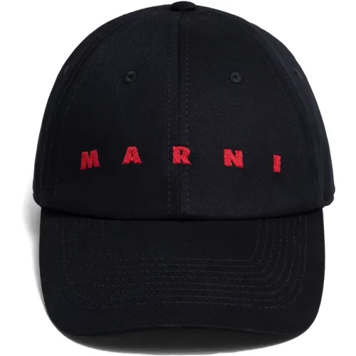 Accessories > Hats > Caps - - Marni - Modalova