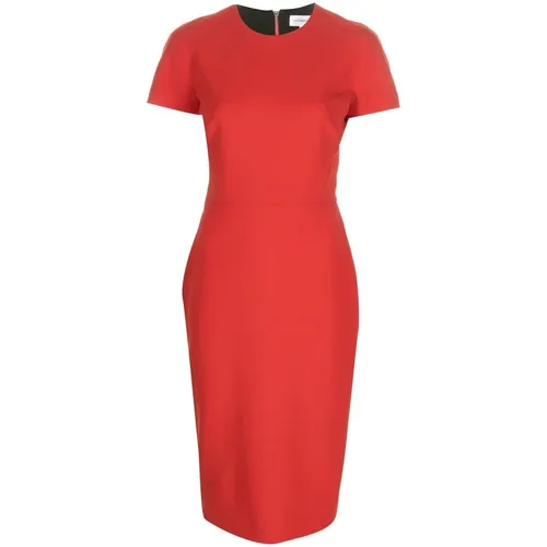 Dresses > Day Dresses > Midi Dresses - - Victoria Beckham - Modalova