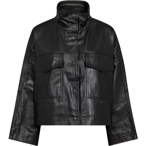 Jackets > Leather Jackets - - Co'Couture - Modalova