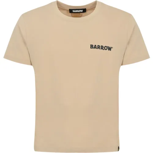 Barrow - Tops > T-Shirts - Beige - Barrow - Modalova