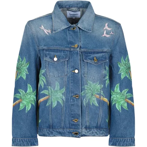 Jackets > Denim Jackets - - Casablanca - Modalova