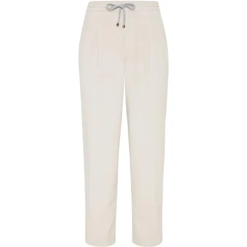 Trousers > Sweatpants - - BRUNELLO CUCINELLI - Modalova