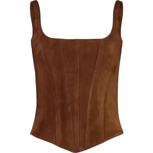 Tops > Sleeveless Tops - - Giuseppe Di Morabito - Modalova