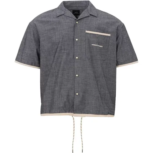 Shirts > Short Sleeve Shirts - - Armani Exchange - Modalova