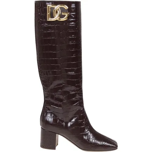 Shoes > Boots > High Boots - - Dolce & Gabbana - Modalova