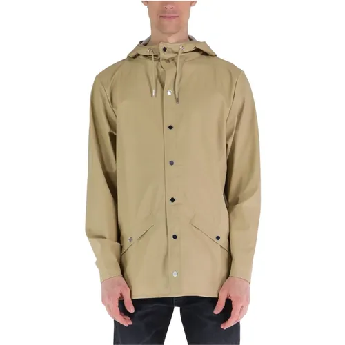 Rains - Coats > Parkas - Beige - Rains - Modalova