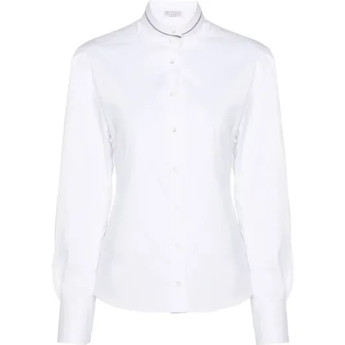 Blouses & Shirts > Shirts - - BRUNELLO CUCINELLI - Modalova