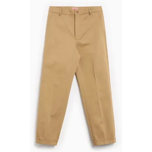 Kenzo - Trousers > Chinos - Beige - Kenzo - Modalova