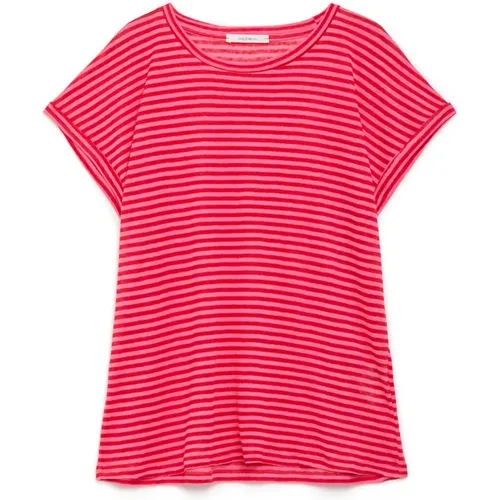 Maliparmi - Tops > T-Shirts - Red - Maliparmi - Modalova