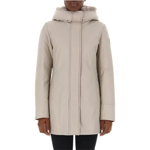 Woolrich - Coats > Parkas - Beige - Woolrich - Modalova