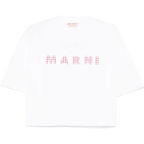 Marni - Tops > T-Shirts - White - Marni - Modalova