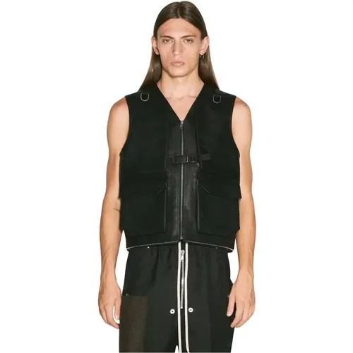 Jackets > Leather Jackets - - Rick Owens - Modalova