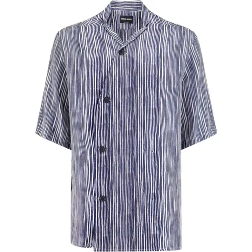 Shirts > Short Sleeve Shirts - - Giorgio Armani - Modalova