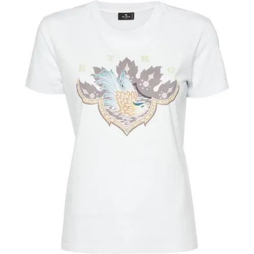 Etro - Tops > T-Shirts - White - ETRO - Modalova