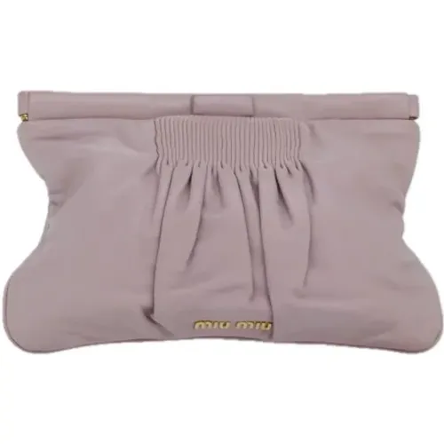 Pre-owned > Pre-owned Bags > Pre-owned Clutches - - Miu Miu Pre-owned - Modalova