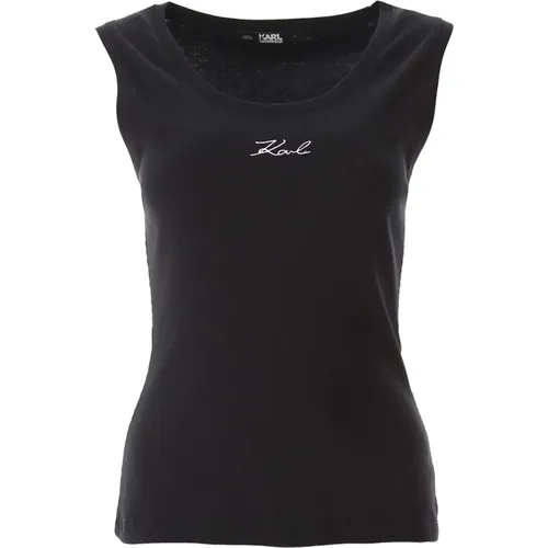 Tops > Sleeveless Tops - - Karl Lagerfeld - Modalova