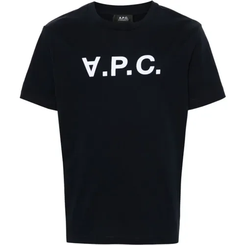 A.p.c. - Tops > T-Shirts - Black - A.p.c. - Modalova