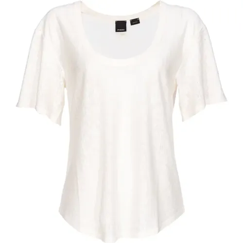 Pinko - Tops > T-Shirts - White - pinko - Modalova