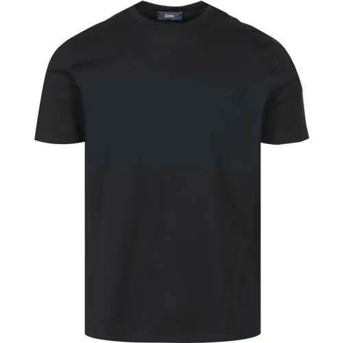 Herno - Tops > T-Shirts - Black - Herno - Modalova