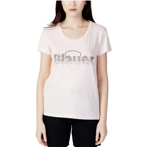 Blauer - Tops > T-Shirts - Pink - Blauer - Modalova