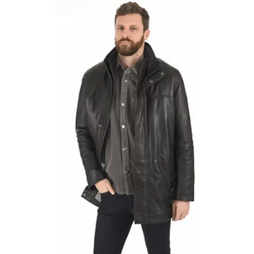 Jackets > Leather Jackets - - La Canadienne - Modalova