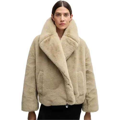 Jackets > Faux Fur & Shearling Jackets - - Hugo Boss - Modalova