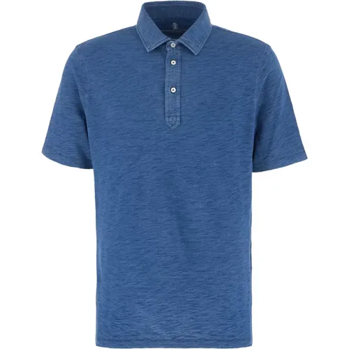 Tops > Polo Shirts - - BRUNELLO CUCINELLI - Modalova