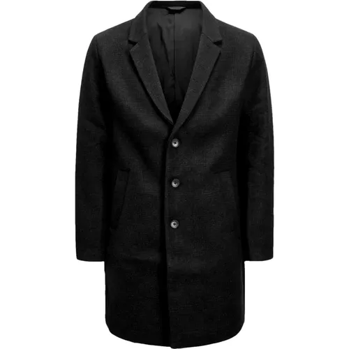 Coats > Single-Breasted Coats - - jack & jones - Modalova