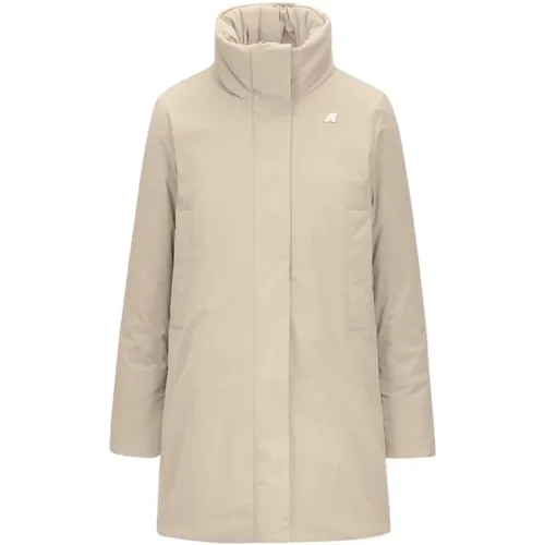 K-Way - Coats > Parkas - Beige - K-way - Modalova