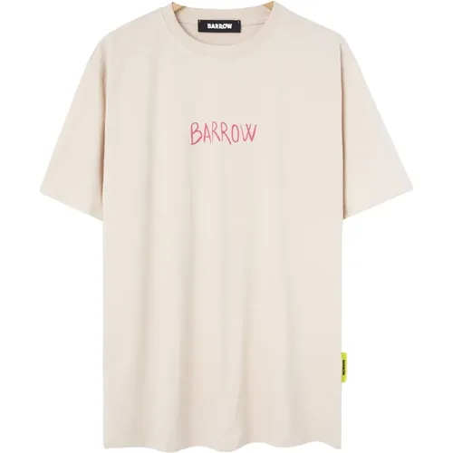 Barrow - Tops > T-Shirts - Beige - Barrow - Modalova