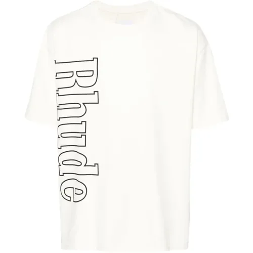 Rhude - Tops > T-Shirts - White - Rhude - Modalova